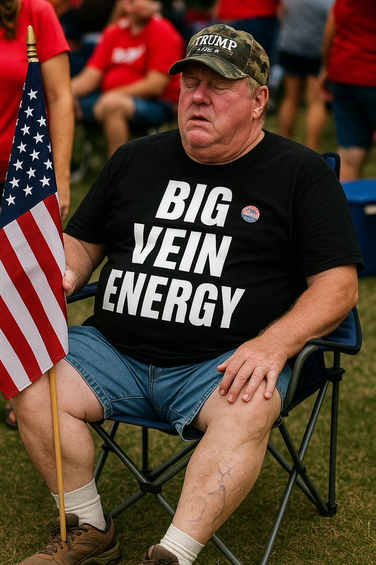 Big Vein Energy – Premium Unisex Crewneck T-Shirt