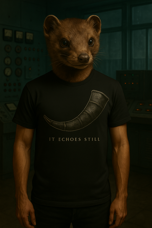 The Dark Tower • Horn of Eld • It Echoes Still • Premium Unisex Crewneck T-Shirt